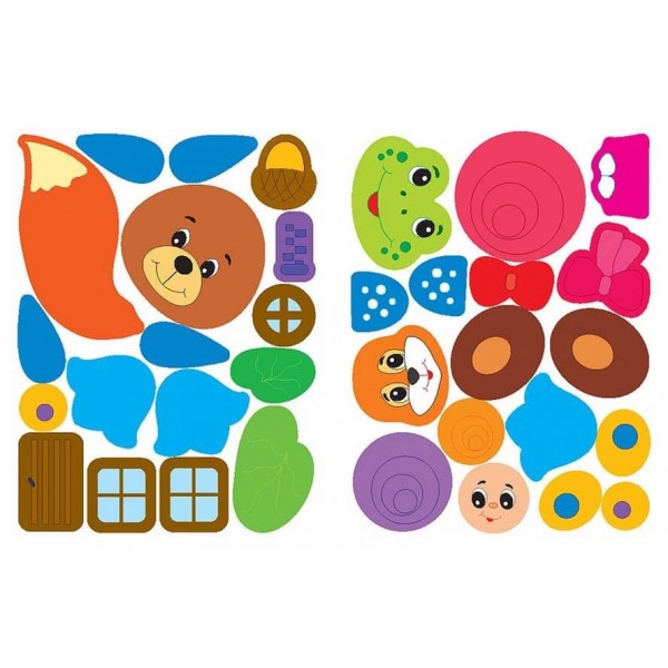 Наліпки-аплікації для малят. Метелик